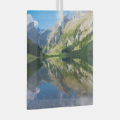 Water | Seealpsee meer Zwitserse Alpen Zwitserland Glas Ornament (Voorkant Rechts)
