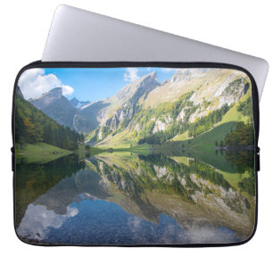 Water Seealpsee meer Zwitserse Alpen Zwitserland Laptop Sleeve