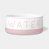 Water Simple Blush Pink Cat of Dog
