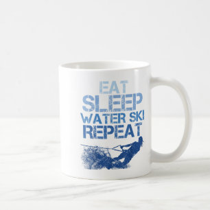 Water Ski-enthousiast Slogan Koffiemok