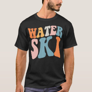 Water Ski Liefhebber Retro Waterski Liefde Skien T-shirt