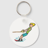 Water Skiing Sleutelhanger (Achterkant)