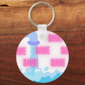 Water Sleutelhanger opslaan (Achterkant)