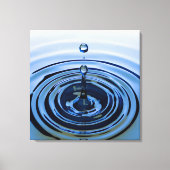Water Spat 4 Canvas Afdruk (Voorkant)