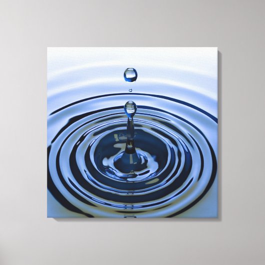 Water Spat 4 Canvas Afdruk (Voorkant)