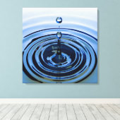 Water Spat 4 Canvas Afdruk (Insitu (Houten vloer))