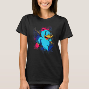 Water Spat Cute Vissen Vogelbekdier T-shirt