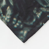 Water spatten in close-up fotografie fleece deken (Hoek)