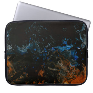 Water spatten in close-up fotografie laptop sleeve