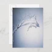 Water Splash Briefkaart (Voorkant / Achterkant)
