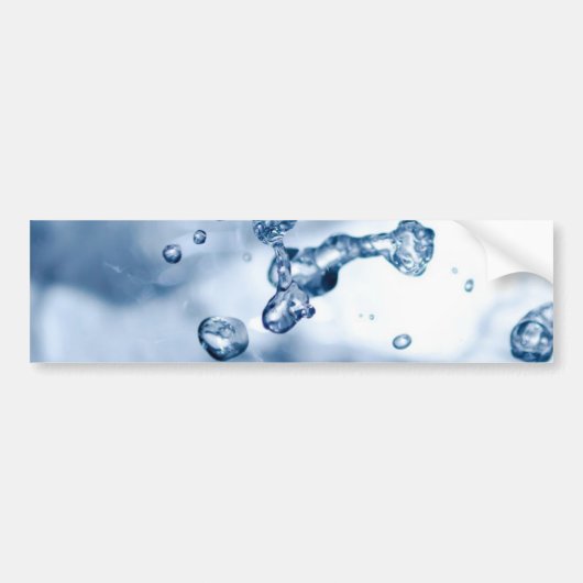 Water Splash Bumpersticker (Voorkant)