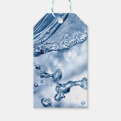 Water Splash Cadeaulabel (Voorkant)