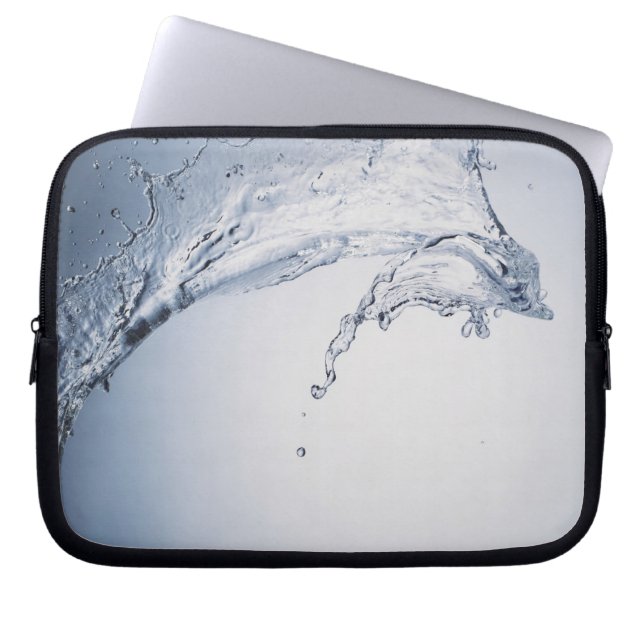 Water Splash Laptop Sleeve (Voorkant)