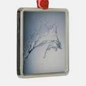 Water Splash Metalen Ornament (Rechts)