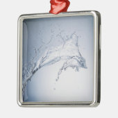 Water Splash Metalen Ornament (Links)