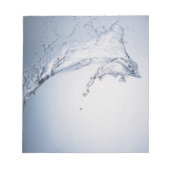 Water Splash Notitieblok (Voorkant)