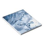Water Splash Notitieblok (Schuin)