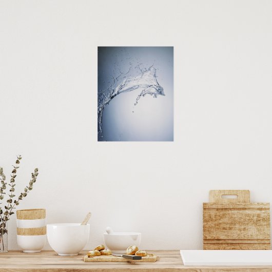 Water Splash Poster (Keuken)