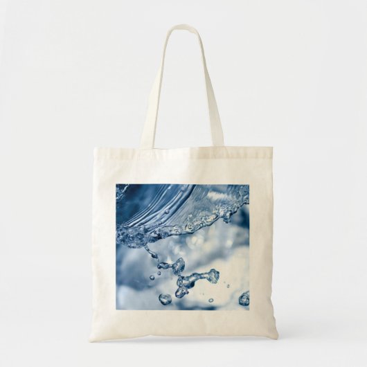 Water Splash Tote Bag (Voorkant)