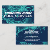 Water splash visitekaartje (Voorkant / Achterkant)