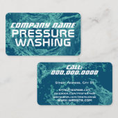 Water splash visitekaartje (Voorkant / Achterkant)