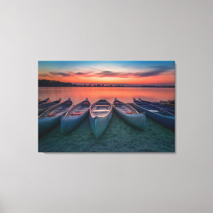 Water St. Louis Missouri Bay Canvas Afdruk
