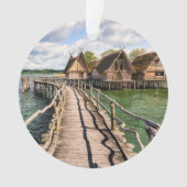 Water | Stilt Houses Over the Water Ornament (voorkant)