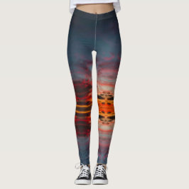 Water Sunset Leggings