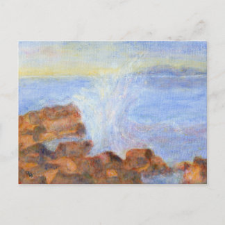 Water tegen de Rocks, Briefkaart