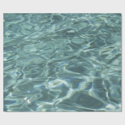 Water Texture Gift Wrap Cadeaupapier (Vlak)