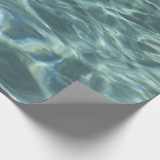 Water Texture Gift Wrap Cadeaupapier (Hoek)