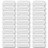 Water Tracker x 30 Stickers - Pack d'autocollants  (Devant)