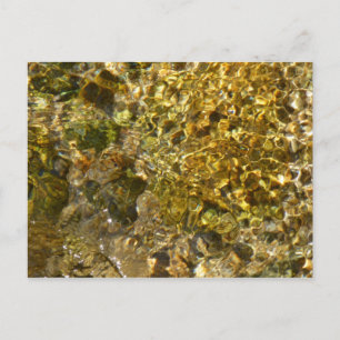 Water van de Kaweah-rivier Abstracte Natuur Briefkaart