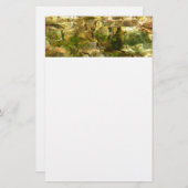 Water van de Natuur van het groene goud van de Hee Briefpapier (Voorkant / Achterkant)