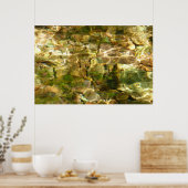 Water van de Natuur van het groene goud van de Hee Poster (Keuken)