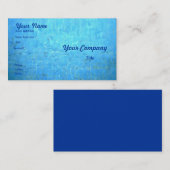 Water Visitekaartje (Voorkant / Achterkant)