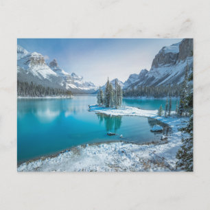 Water   Winter Jasper National Park, Canada Briefkaart