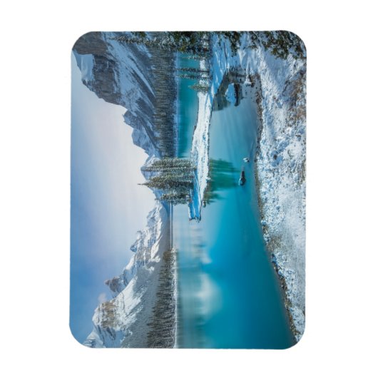Water | Winter Jasper National Park, Canada Magneet (Verticaal)