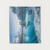 Water | Winter Jasper National Park, Canada Wandkleed (Voorkant)