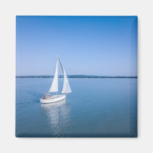 Water Yacht at Lake Balaton Lake Hungary Magneet