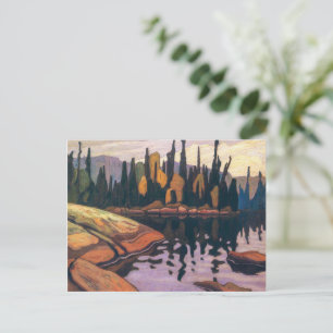 Water zwemmen   Lawren Harris   Briefkaart