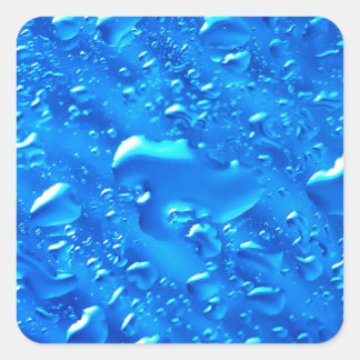 Waterachtergrond Vierkante Sticker