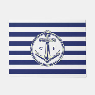 Wateranker Zeeblauw Stralen Deurmat