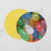 Waterballon verjaardagsfeestje kaart (Voorkant / Achterkant)