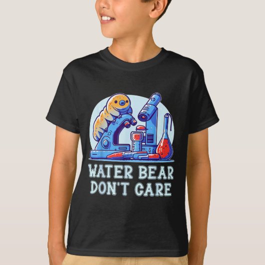 Waterbeer Maakt Niet Uit Tardigrade Waterbeer Micr T-shirt (Voorkant)