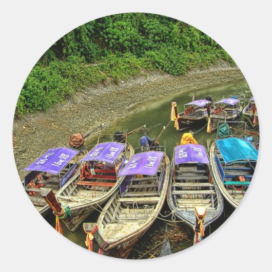 Waterbelasting Ronde Sticker (Voorkant)