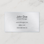 Waterbellen groene visitekaartjes (Achterkant)