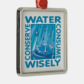 Waterbescherming Metalen Ornament (Rechts)