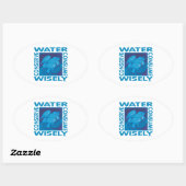 Waterbescherming Ovale Sticker (Vel)