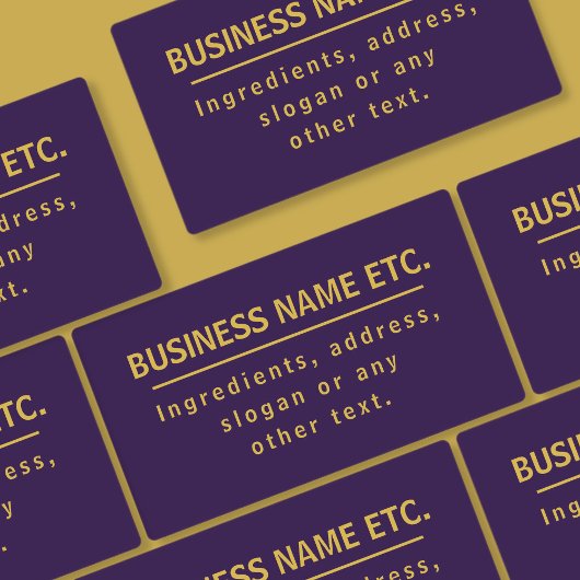 Waterbestendig Paars en goud voor meerdere doelein Labels